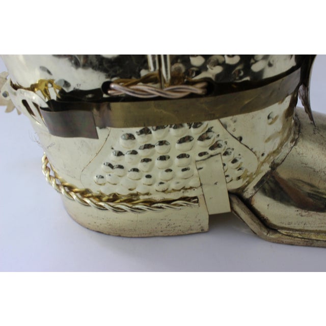 Umbrella Stand English Riding Boot For Sale - Image 9 of 13