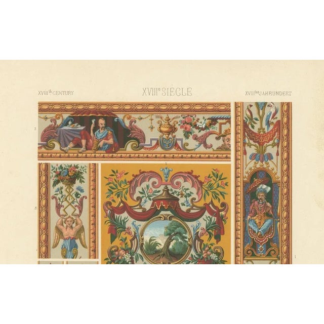 Neoclassical and Chinoiserie Motifs, Paper For Sale - Image 3 of 10