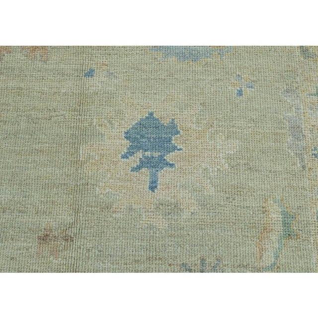 Turkish Oushak Rug 5' x 6'11" #17290 For Sale In Houston - Image 6 of 8