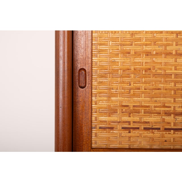 Model Ry20 Sideboard in Teak and Rattan by Hans J. Wegner for Ry Mobler, 1950s For Sale - Image 4 of 14