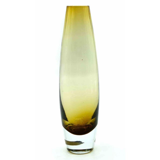 1960s Vintage Art Glass Vase, France, 1970s For Sale - Image 5 of 6