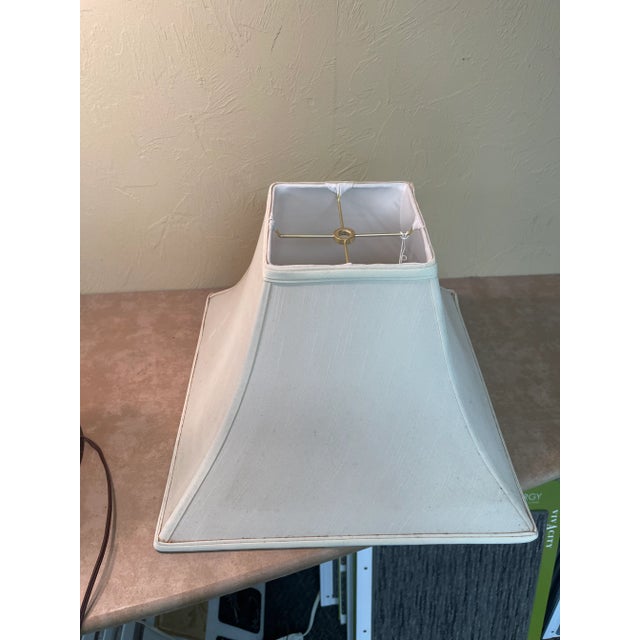 Metal 1940s Solid Bronze Lamp For Sale - Image 7 of 10