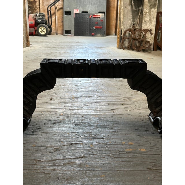 Black Witco Style Dining Table William Westenhaver For Sale - Image 8 of 12