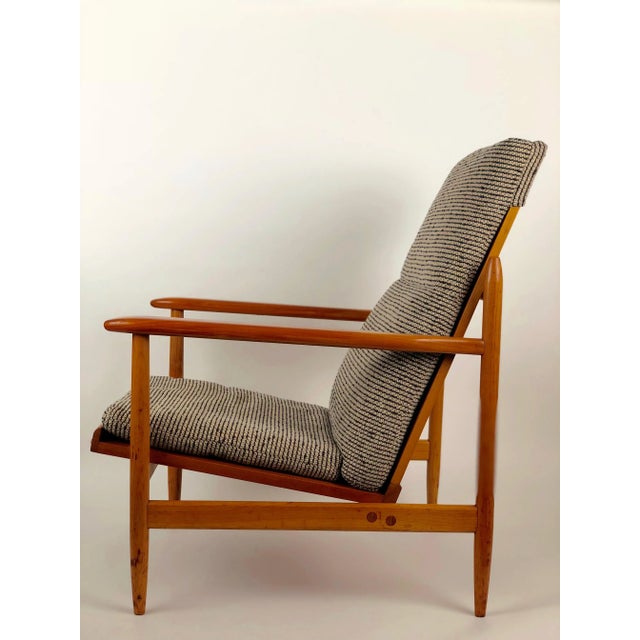 Armchair from Uluv In Cherry Wood, 1960s, Czech Republic For Sale - Image 6 of 10