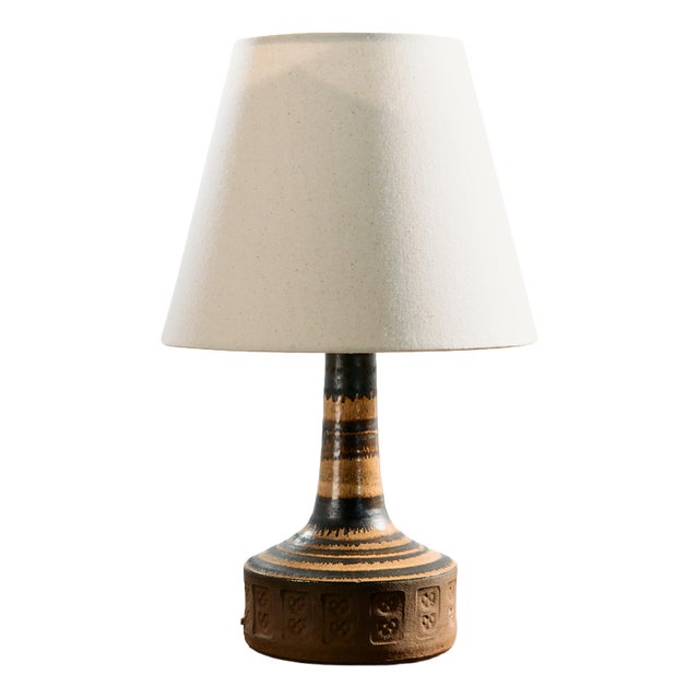 Vintage Ceramic Table Lamp by Per Engstrøm, 1970s For Sale