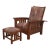 Stickley Mission Cherry Morris Chair & Ottoman For Sale