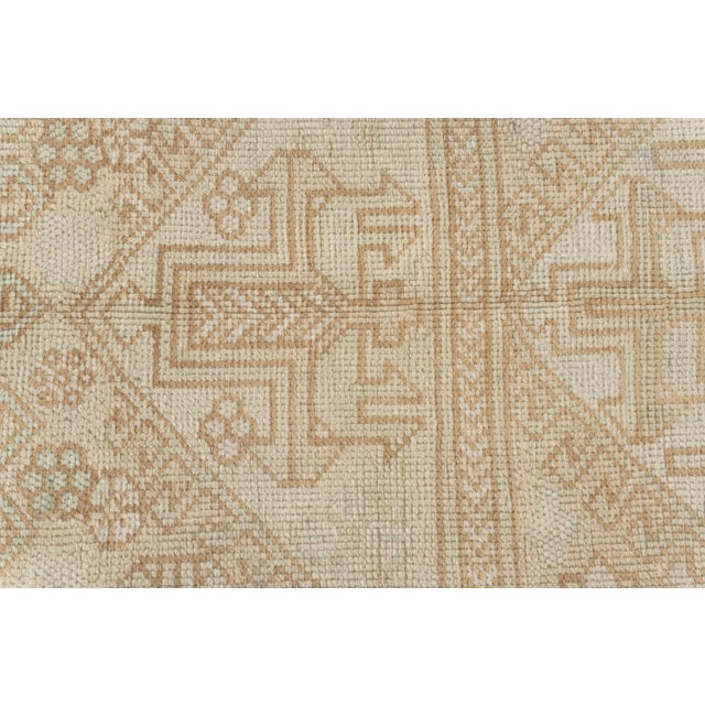 Vintage Circa 1940 Turkish Oushak Rug 5ft 9in X 7ft 5in For Sale - Image 13 of 15