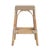 Spritely Home Accent Furniture Robias 30 in. Seat Height Rectangular Rattan Backless Bar Stool, Tan/White Stripe/ Natural Rattan Frame For Sale - Image 4 of 7