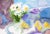 2000 - 2009 Abstract White and Yellow Flowers - Still Life by Les Anderson For Sale - Image 5 of 5