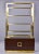 Romeo Rega Brass & Espresso Color Enamel Shelf Cabinet For Sale - Image 11 of 13