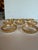 Art Nouveau 1900s Set of 8 Saint-Louis “Thistle Gold” Crystal Bowls — Signed For Sale - Image 3 of 5