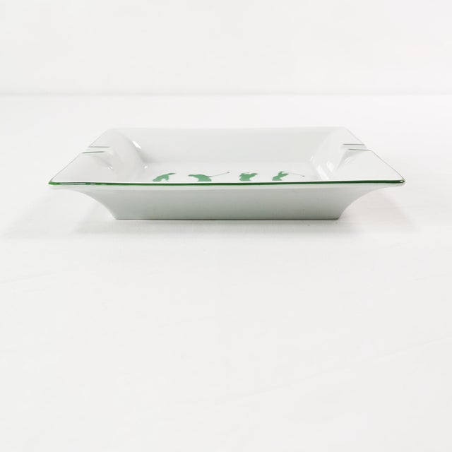 Mid-Century Modern Vintage French Porcelain Cigar Ashtray from Philippe Deshoulieres, 1980s For Sale - Image 3 of 9