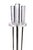 Mid 20th Century Vintage Lucite and Chrome Fireplace Tool Set For Sale - Image 5 of 9