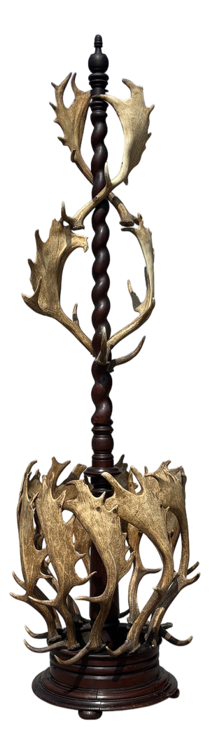 Antique Antler Coat Stand by J. Parker of Woodstock, 1850