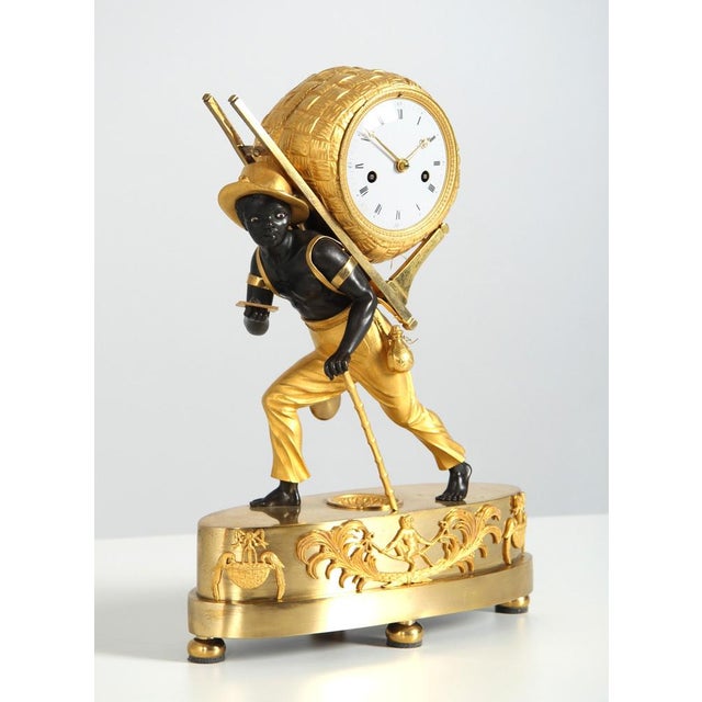 Early 19th Century French Mantel Clock, 1810s For Sale - Image 13 of 13