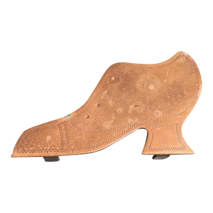 Vintage Brass French Match Holder Shoe Boot