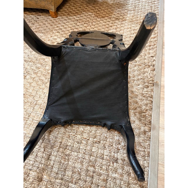 19th-Century Japanned / Chinoiserie Side Chair For Sale - Image 9 of 11