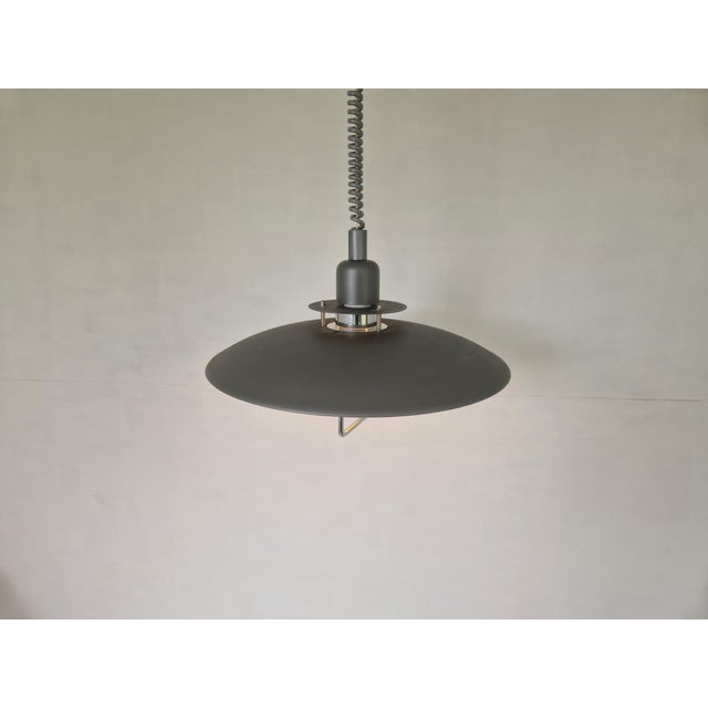 Vintage Swedish Rise and Fall Ceiling Lamp, 1970s For Sale - Image 11 of 13