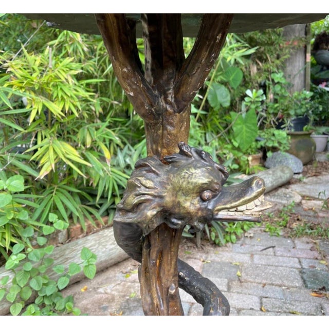 19th Century Venetian Gilded, Carved Wood Grotto Style Table