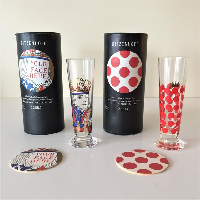 1990s Vintage Ritzenhoff Barware Set of 12 Chairish