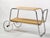 This serving/dessert trolley is made of 25 mm chromed metal. The shelves are made of 22 mm MDF. The edges R4 and the piece...