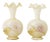 Glass and Crystal Vases, 19th Century, Set of 2 For Sale