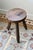Antique Tripod Stool in Dark Wood, 1950s For Sale - Image 4 of 7