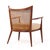 Wood Paul McCobb for Directional Mid Century Walnut and Cane Lounge Chair For Sale - Image 7 of 9