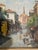 1960s Antonis L. Karafyllakis - Mediterranean Street Scene, Oil on Canvas For Sale In Washington DC - Image 6 of 10