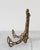 Mid-Century Modern Vintage Brass Easel Filigree Tabletop Picture or Plate Holder For Sale - Image 3 of 9