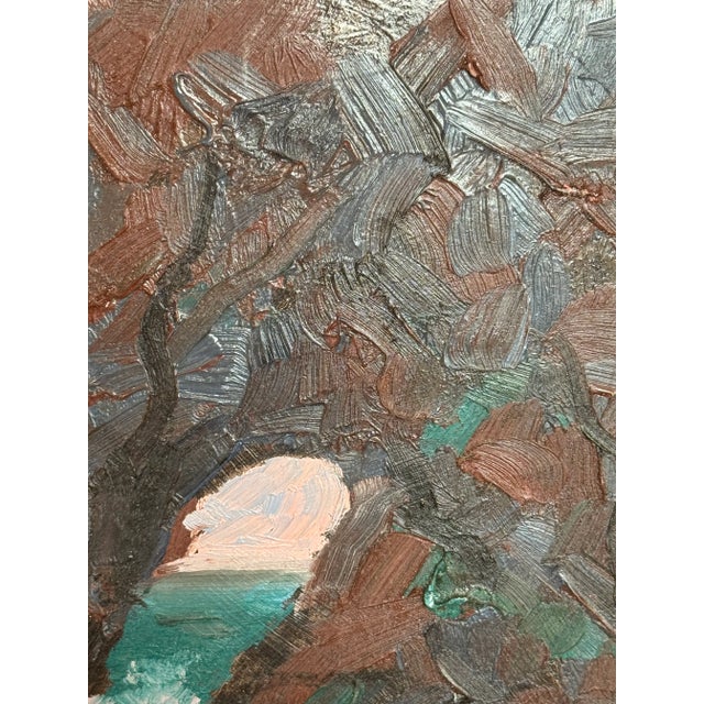 Circa: 1987 George T. Chakos: West Coast Series: "Rocky Coast of Marin County: Sunrise Seas and Skies" For Sale In Chicago - Image 6 of 9