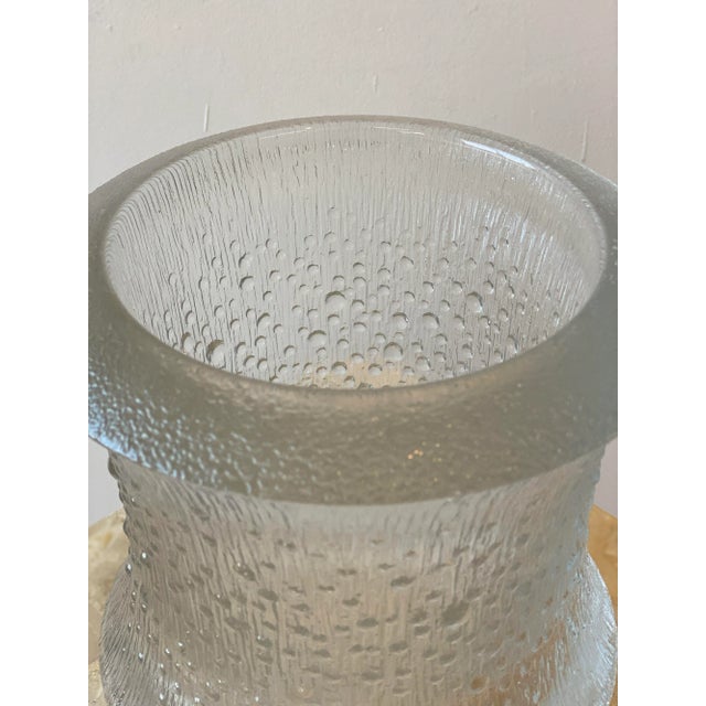 Vintage Tapio Wirkkala Cast Glass Champagne Vessel, Signed, Circa 1970s For Sale In New York - Image 6 of 12