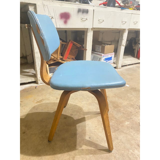 MCM 1950s Joe Atkinson for Thonet Chair, Mid Century, Vintage Chairs For Sale - Image 13 of 17