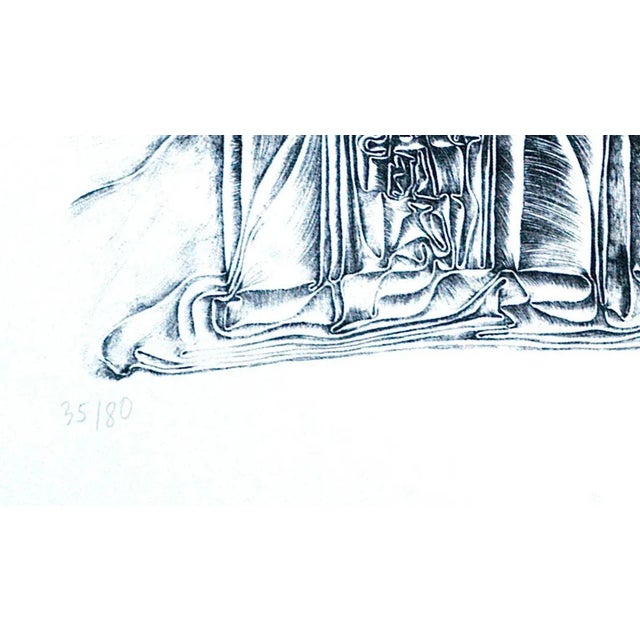 Cathedral - Original Etching by Fritz Baumgartner - 1970 1970 For Sale - Image 3 of 5