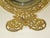 Metal Late 19th Century Beveled Glass Mirror Gold Gilt Pierced Antique Aesthetic Movement, Victorian Table Wall Gilded Cast Iron Reticulated For Sale - Image 7 of 15