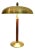 Swedish Modern Brass and Leather Table Lamp by Einar Bäckström, 1930s For Sale