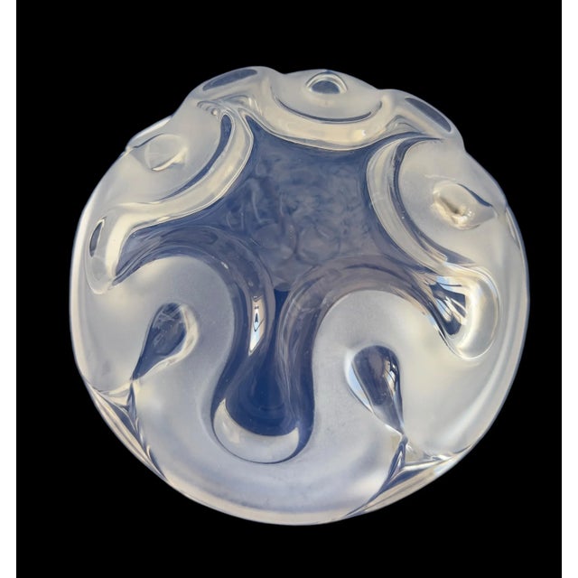 Contemporary 1980s Mikasya Symphony Frosted Swirl Snack Bowl Candy Dish, Made in Germany For Sale - Image 3 of 9