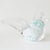 Vintage Murano glass bird sculpture, light blue and white glass paperweight, bird figurine from the 1970s. This bird has...