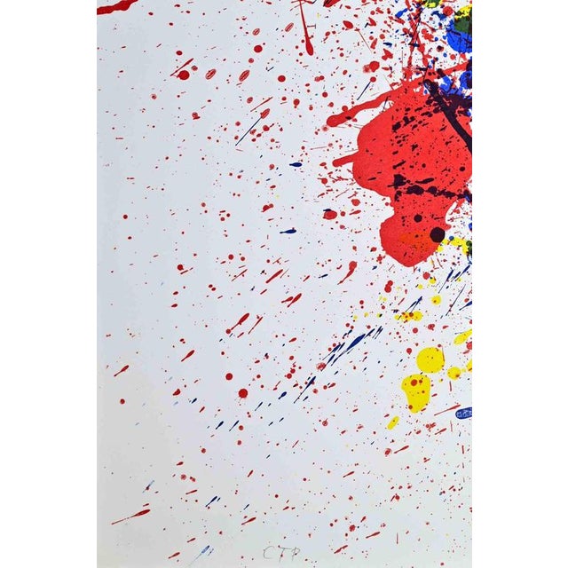 Lithograph on bfk rives-velin, realized in 1981. Hand signed in pencil. One of 4 ctp proofs, preceding the edition of 24....