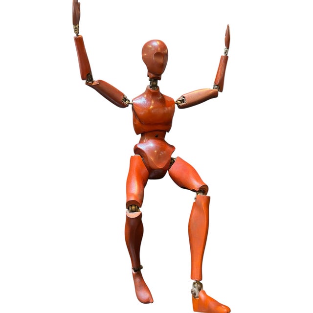 Art Deco 1930s A.T.S.Co. “Oscar” Artist Mannequin For Sale - Image 3 of 7