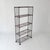 Black Vintage Metal Iron Bookcase attributed to Multimueble for Multistrux, 1970 For Sale - Image 8 of 11