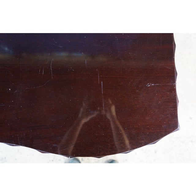 Brown Late 20th Century Barbara Barry for Baker Italian Art Deco Style Modern Mahogany Writing Desk 54" For Sale - Image 8 of 18