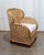 Art Deco Art Deco Revival French Cane & Rattan Club Chair, C. 1980s For Sale - Image 3 of 15