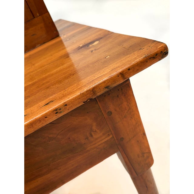 Early American Country Pine Two-Piece Plantation Desk Secretary, Circa 1830–1850 For Sale - Image 16 of 18