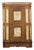 Rustic Farmhouse Folk Art Painted Bridal Cabinet, 1806 For Sale