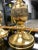 Brass Japanese Bronze Spun Table Lamps - a Pair For Sale - Image 8 of 13