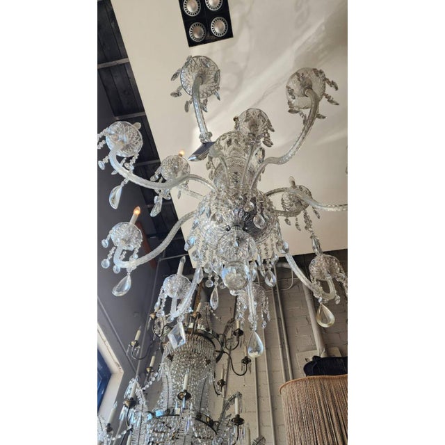 This listing features a large crystal chandelier made from glass that orginated from the Czech Republic. The design of the...