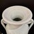 A tall KPM Neoclassical Amphora vase in white porcelain from the Royal Porcelain Manufactory in Berlin, Germany....