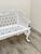 1970s Vintage Cast Aluminum Outdoor Bench For Sale - Image 5 of 10
