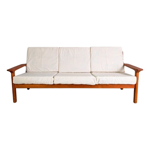 Midcentury Modern Sofa in Teak by Juul Kristensen, 1960 For Sale